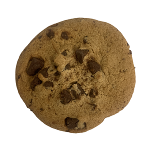 100mg Barney's Botanicals D9 THC Chocolate Chip Cookie Unwrapped