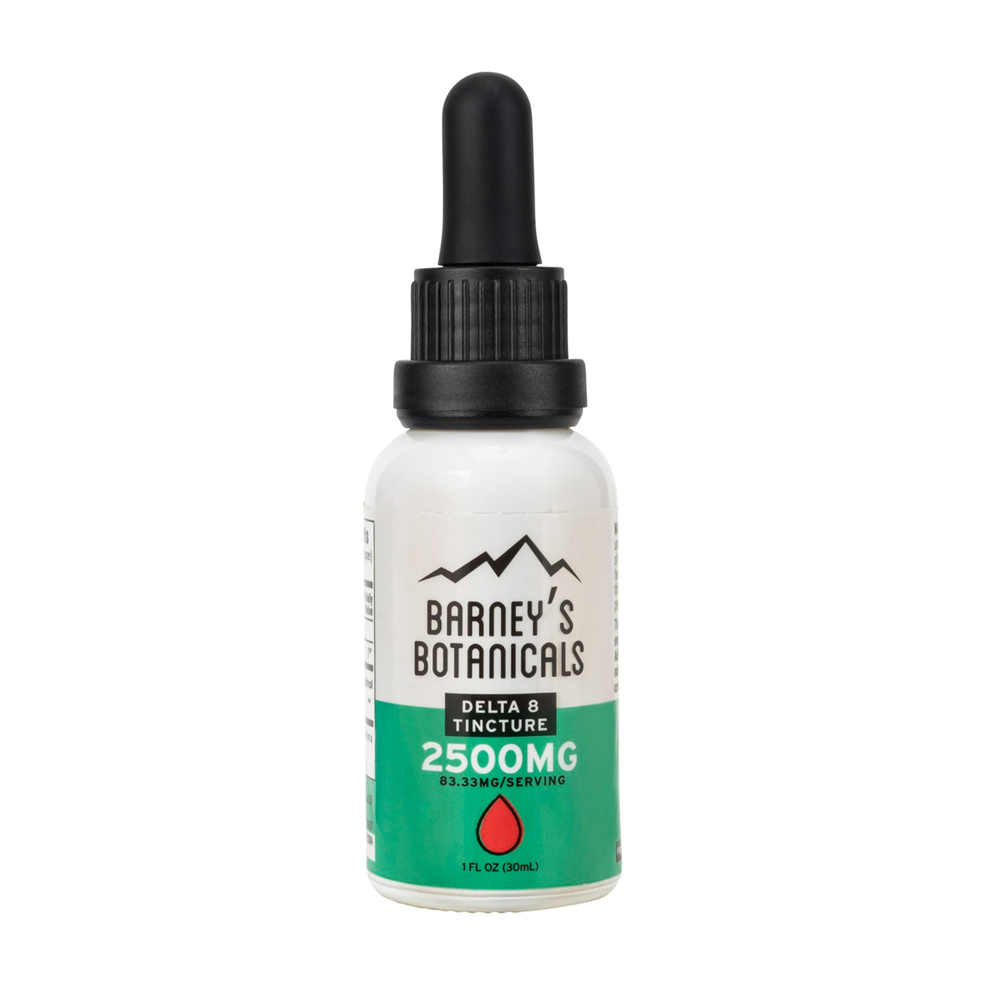 Barney's Botanicals 2500mg Delta 8 THC Tincture - Bottle