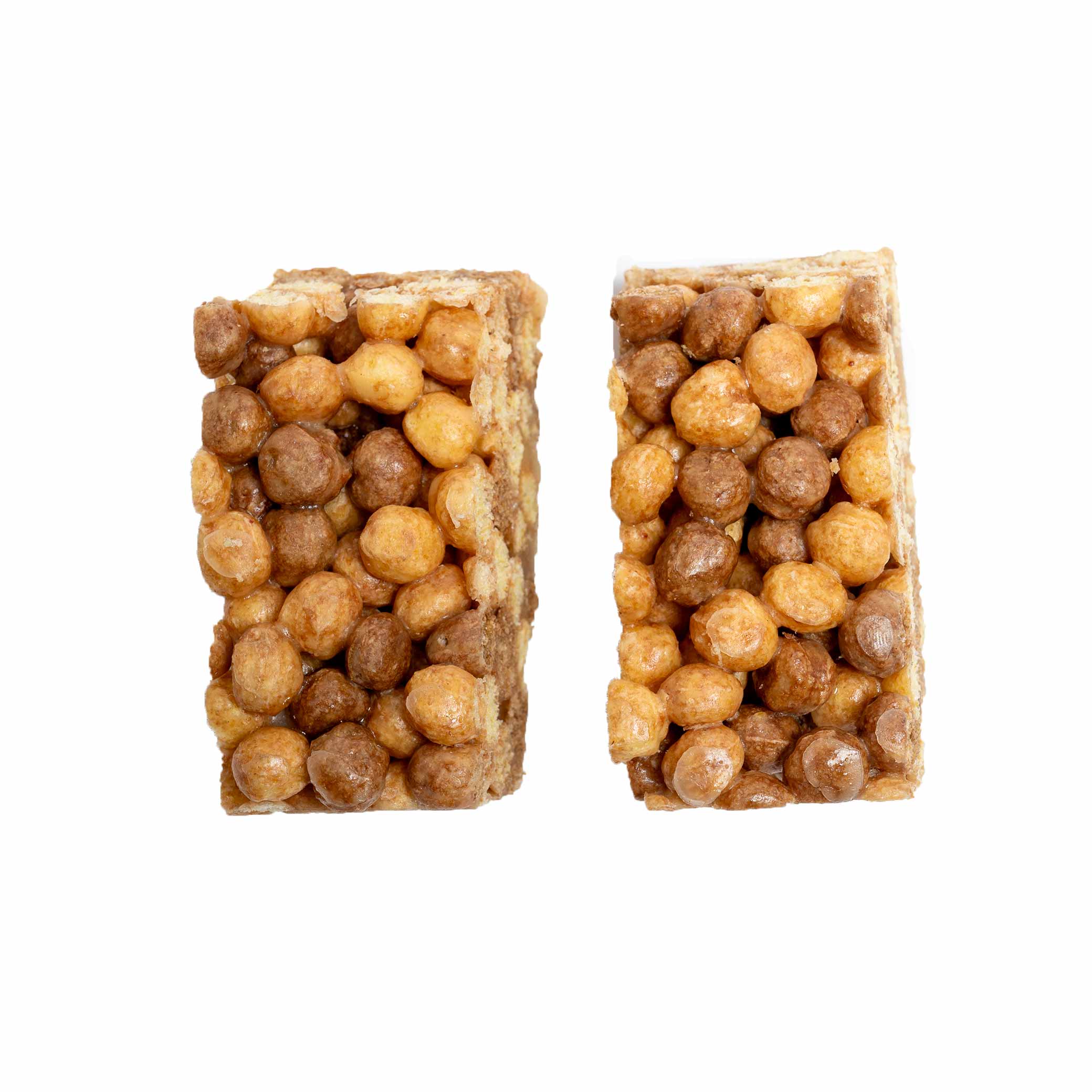 160MG Delta 9 THC Peanut Butter Puff Cereal Bars unwrapped